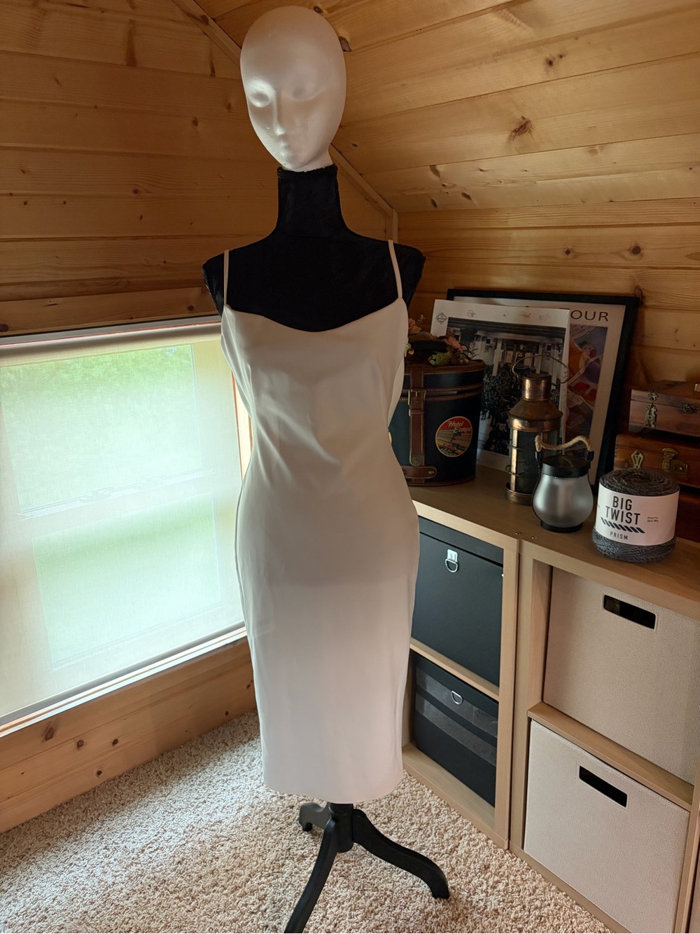 Katie May White Backless Slip Dress